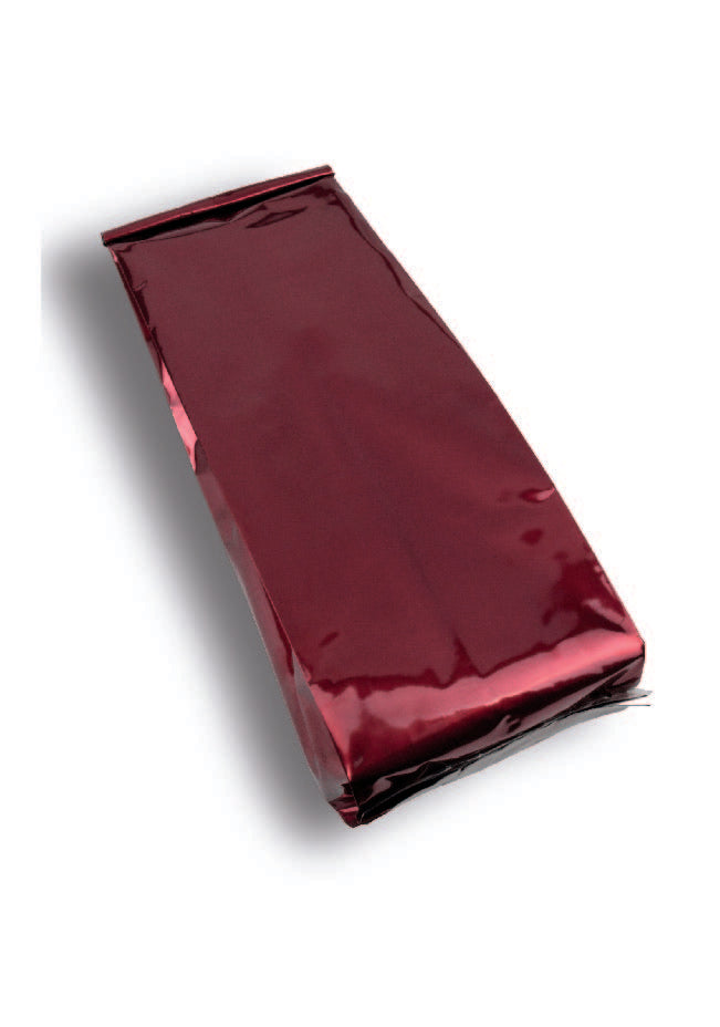 OTTO&ONE bordeaux gusseted pouch – laid-down angled view