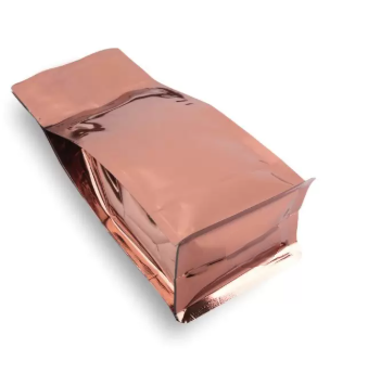 Bronze Metalized Flat Bottom Packaging
