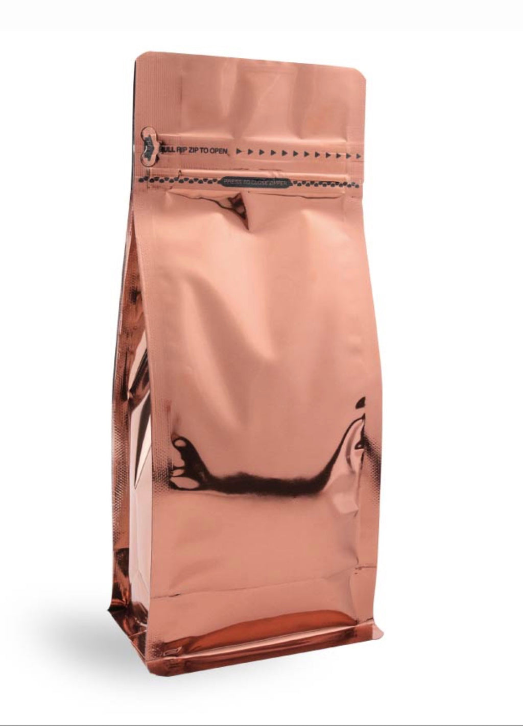 Bronze Flat Bottom With Zip