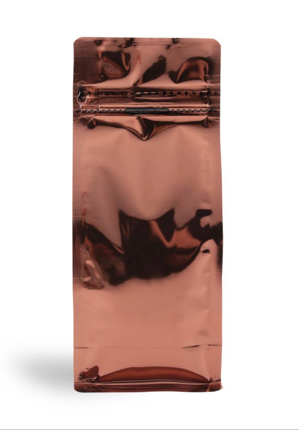 Bronze Flat Bottom With Zip