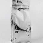Grey Metalized Flat Bottom Packaging