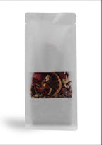 Kraft Metallized Flat Bottom Pouch With Zip