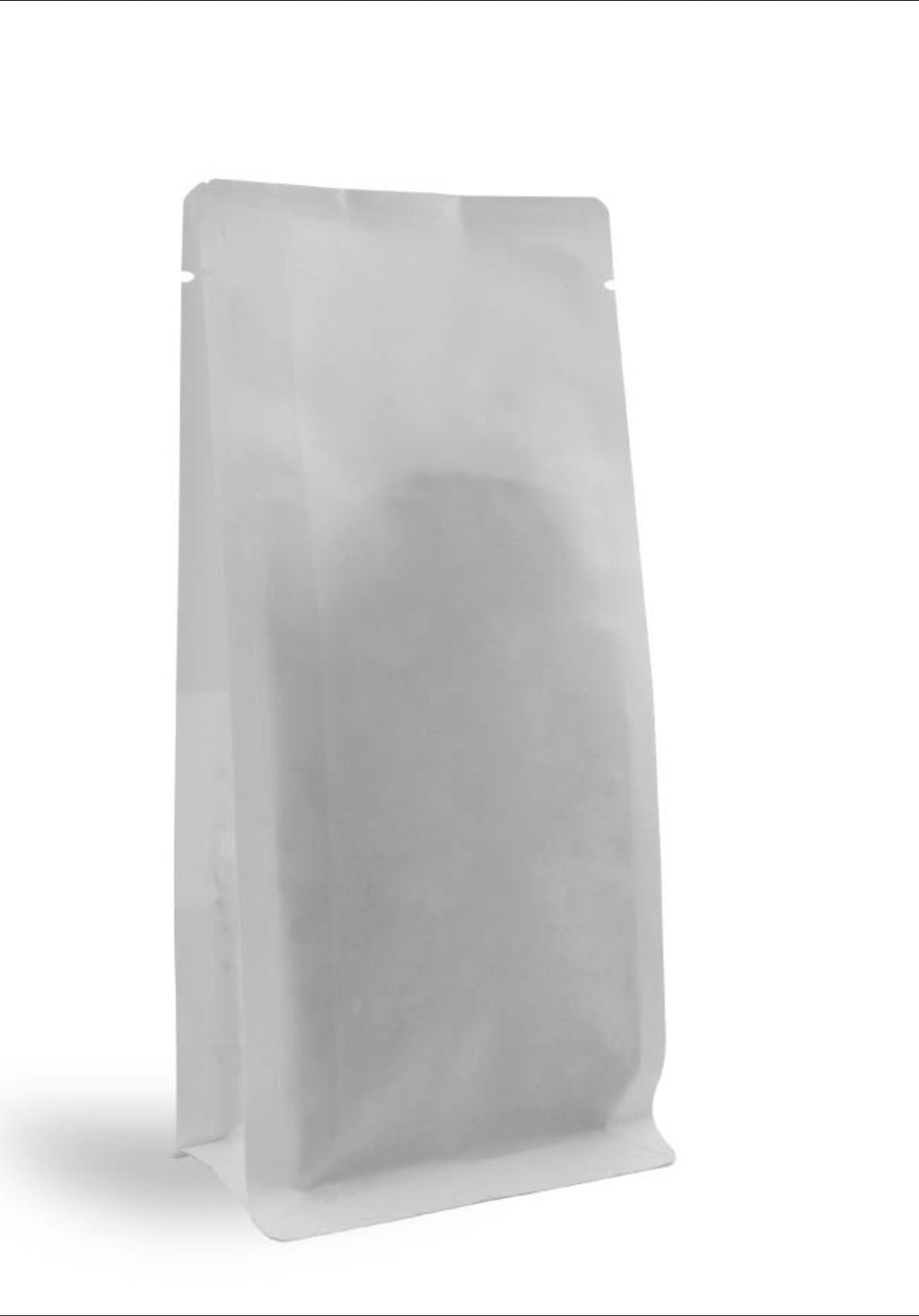 Kraft Metallized Flat Bottom Pouch With Zip