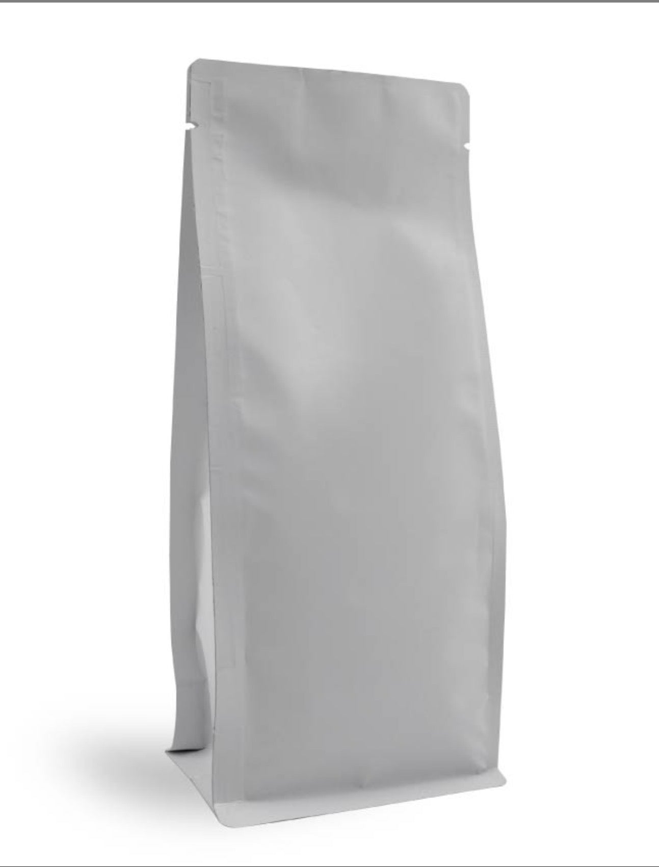 Matte White Flat Base Without Zip Closure