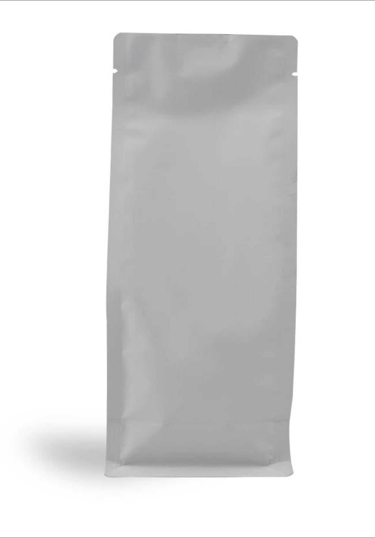 Matte White Flat Base Without Zip Closure