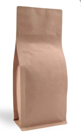 Kraft Metalized Flat Bottom Packaging with Zip-Lock