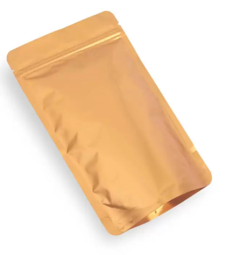 Matte Gold Aluminum Doypack