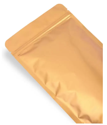 Matte Gold Aluminum Doypack