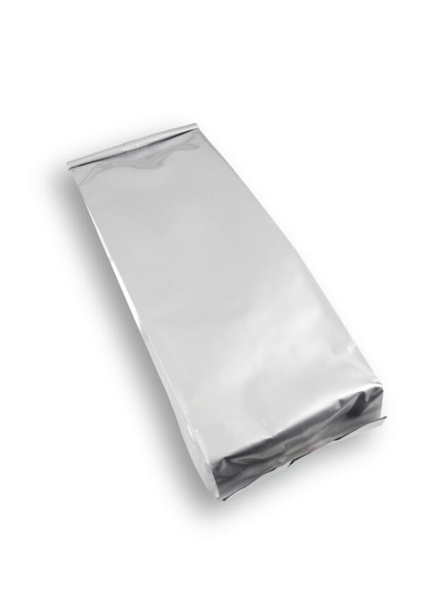 Grey Aluminum Gusseted Bag