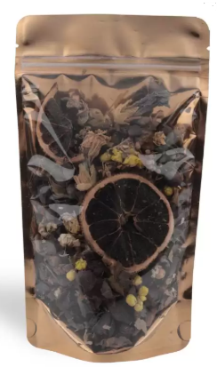 Transparent Gold Metalized Doypack