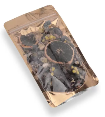 Transparent Gold Metalized Doypack