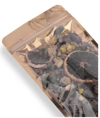 Transparent Gold Metalized Doypack