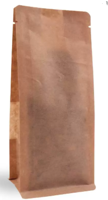 Windowed Kraft Flat Bottom Packaging