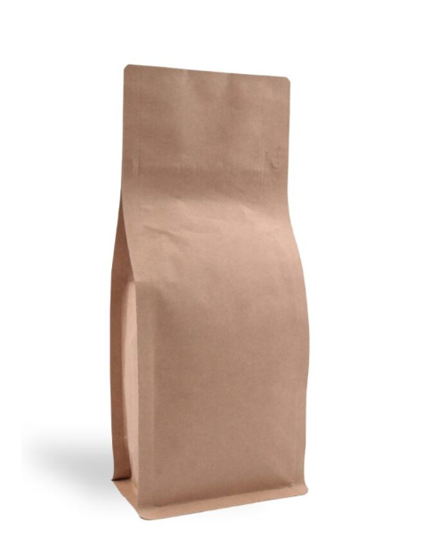 Flat Kraft Paper Base Without Zip Closure