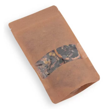Windowed Kraft Doypack