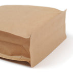 Flat Kraft Paper Base Without Zip Closure