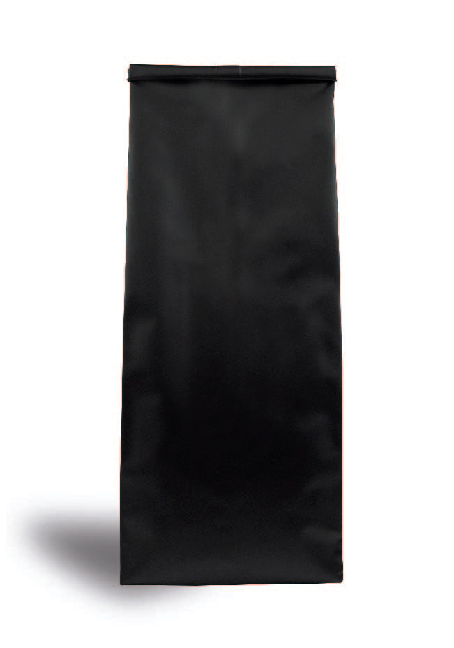OTTO&ONE matte black gusseted pouch – front view