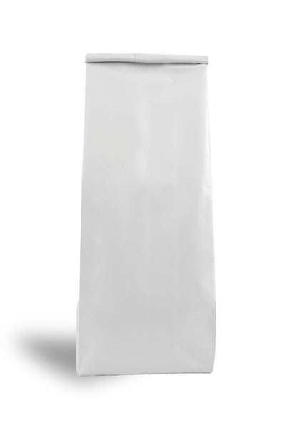 OTTO&ONE matte white gusseted pouch – front view